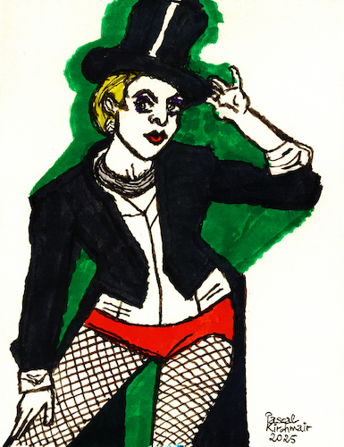Cartoon: Mädchen mit Zylinder (medium) by Pascal Kirchmair tagged burlesque,show,strip,striptease,ink,drawing,tusche,zeichnung,lingerie,art,arte,kunst,milf,mature,teen,teenager,powerfrau,sexy,girl,sensual,sabrosa,dangerous,woman,domina,mistress,femdom,dominatrix,gefährlich,sensuelle,herrin,sexo,erotik,erotic,erotismo,eroticism,erotisme,erotica,femme,frau,mädchen,actress,marlene,dietrich,movie,angel,der,blaue,engel,lola,mortenson,norma,jeane,baker,furacao,sexpot,bombe,sexuelle,de,sexe,bombasse,sinnlich,blonde,bombshell,sexbombe,sexbomb,marilyn,monroe,tuschezeichnung,schauspielerin,actrice,actriz,attrice,atriz,artist,hollywood,illustration,pascal,kirchmair,cartoon,caricature,karikatur,ilustracion,dibujo,desenho,disegno,ilustracao,illustrazione,illustratie,dessin,presse,du,jour,of,the,day,tekening,teckning,cartum,vineta,comica,vignetta,caricatura,portrait,porträt,portret,retrato,ritratto,kussmund,artwork,porno,chic,pop,queen,burnt,sienna,germany,deutschland,allemagne,germania,alemania,burlesque,show,strip,striptease,ink,drawing,tusche,zeichnung,lingerie,art,arte,kunst,milf,mature,teen,teenager,powerfrau,sexy,girl,sensual,sabrosa,dangerous,woman,domina,mistress,femdom,dominatrix,gefährlich,sensuelle,herrin,sex,sexo,erotik,erotic,erotismo,eroticism,erotisme,erotica,femme,frau,mädchen,actress,marlene,dietrich,movie,angel,der,blaue,engel,lola,mortenson,norma,jeane,baker,furacao,sexpot,bombe,sexuelle,de,sexe,bombasse,sinnlich,blonde,bombshell,sexbombe,sexbomb,marilyn,monroe,tuschezeichnung,schauspielerin,actrice,actriz,attrice,atriz,artist,hollywood,illustration,pascal,kirchmair,cartoon,caricature,karikatur,ilustracion,dibujo,desenho,disegno,ilustracao,illustrazione,illustratie,dessin,presse,du,jour,of,the,day,tekening,teckning,cartum,vineta,comica,vignetta,caricatura,portrait,porträt,portret,retrato,ritratto,kussmund,artwork,porn,porno,chic,pop,queen,burnt,sienna,germany,deutschland,allemagne,germania,alemania