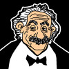 Cartoon: Albert Einstein (small) by Pascal Kirchmair tagged fisico,physics,teoria,della,relativita,theorie,de,la,relativite,relatividad,theory,of,relativity,restreinte,albert,einstein,relativitaetstheorie,mc2,relative,physiker,physicien