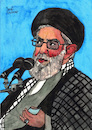 Cartoon: Ayatollah Ali Khamenei (small) by Pascal Kirchmair tagged ajatollah,khamenei,ayatollah,ali,chamenei,oberster,führer,supreme,religious,leader,religion,of,iran,cartoon,caricature,karikatur,ilustracion,illustration,pascal,kirchmair,dibujo,desenho,drawing,zeichnung,disegno,ilustracao,illustrazione,illustratie,dessin,de,presse,du,jour,art,the,day,tekening,teckning,cartum,vineta,comica,vignetta,caricatura,humor,humour,political,portrait,retrato,ritratto,portret