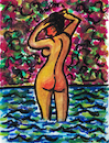 Cartoon: Die Badende (small) by Pascal Kirchmair tagged nude,wading,badende,das,bad,le,bain,the,bath,illustration,tusche,zeichnung,pascal,kirchmair,ink,drawing,dibujo,desenho,art,arte,kunst,dessin,ilustracao,ilustracion,artwork,pierre,auguste,renoir,la,femme,au,frau,mädchen,girl,mit,woman,with,stehender,akt,lifedrawing,aktzeichnung,de,nu,nudo,atto,desnudo,ato,acto,disegno,figure,körperstudien,illustrazione,austria,skizzenbuch,studien,skizzen,schizzi,schizzo,esquisses,croquis,bozzetti,bozzetto,esboco,esquisso,croqui,sketches,sketch,esquicio,bosquejo,boceto,skizze,markers,marker,sexy,sensual,sensuel,sabrosa,sabroso,encre,chine,inchiostro,tinta,china,popo,nackt