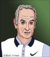 Cartoon: John McEnroe (small) by Pascal Kirchmair tagged john,mcenroe,big,mac,cartoon,portrait,caricature,karikatur,retrato,ritratto,tennis,illustration,usa,wiesbaden,douglaston,queens,new,york,city