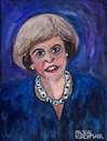 Cartoon: Theresa May (small) by Pascal Kirchmair tagged theresa,may,caricature,portrait,retrato,ritratto,drawing,illustration,karikatur,zeichnung,pascal,kirchmair,cartum,dibujo,desenho,dessin,uk,prime,minister,tories,england,united,kingdom,brexit,london,watercolour,aquarell,painting,peinture,malerei,dipinto,cuadro,quadro