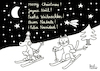 Cartoon: Weihnachtskarte - Christmas Card (small) by Pascal Kirchmair tagged merry,christmas,card,joyeux,noel,frohe,weihnachten,cartoon,illustration,desenho,dibujo,caricature,karikatur,caricatura,ilustracion,ilustracao,art,arte,kunst,weihnachtskarte,carte,de,cartoons,comics,comic,lustig,funny,ein,karte,pascal,kirchmair,ink,tusche,tuschezeichnung,drawing,zeichnung,disegno,illustrazione,illustratie,dessin,presse,du,jour,of,the,day,tekening,teckning,cartum,vineta,comica,vignetta,buon,natale,feliz,navidad,bom,natal,boas,festas,cartao,tarjeta,voeux