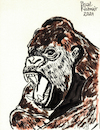 Cartoon: Wütender Gorilla (small) by Pascal Kirchmair tagged muscleman,gorilla,mountain,berggorilla,beringei,western,lowland,gorille,gorila,illustration,ink,drawing,zeichnung,pascal,kirchmair,cartoon,caricature,karikatur,ilustracion,dibujo,desenho,ilustracao,illustrazione,illustratie,dessin,de,presse,tekening,teckning,cartum,vineta,comica,vignetta,caricatura,tusche,tuschezeichnung,portrait,retrato,porträt,ritratto,art,arte,kunst,artwork,encre,chine,tinta,china,inchiostro,nanquim,painting,pintura,peinture,dipinto,malerei,pittura