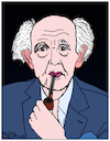 Cartoon: Zygmunt Bauman (small) by Pascal Kirchmair tagged zygmunt,bauman,caricature,karikatur,cartoon,portrait,retrato,ritratto,drawing,dibujo,desenho,disegno,dessin,zeichnung,illustration,pascal,kirchmair