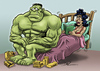 Cartoon: hulk (small) by pali diaz tagged hulk,viagra