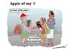 Cartoon: apple of my i (small) by kar2nist tagged apple,ipad,elite