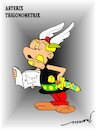 Cartoon: asterix trigonometrix (small) by kar2nist tagged asterix,gaul,trigonometry