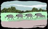 Cartoon: Blind leading Blind (small) by kar2nist tagged blind,elephants,tail,enders