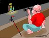 Cartoon: Blind Surveillance (small) by kar2nist tagged blind,surveillance,binoculars,monitoring