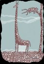 Cartoon: dried up nature (small) by kar2nist tagged global,warming,climatic,changes,giraffe