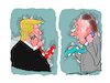 Cartoon: Improving ties (small) by kar2nist tagged russia,usa,relations,trump,putin