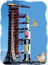 Cartoon: Indo Us Joint Space flight (small) by kar2nist tagged space,flight,indian,ropetrick,us,programme