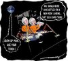Cartoon: Last minute instructions (small) by kar2nist tagged moon,landing,instruction,spaceflight,newmoon