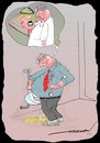 Cartoon: locate  aim and shoot (small) by kar2nist tagged dentist,toilet,urination,mirror