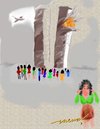 Cartoon: September 11  Revisited (small) by kar2nist tagged september,11,wold,trade,centre,air,attack,america,terrorism