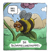 Cartoon: Eine weitere Tierart. (small) by Bülow tagged bee biene hummeln short message kurznarchricht bildnachricht multimedia messaging service