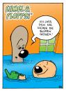 Cartoon: Eumel und Floppsi (small) by Bülow tagged kinder,kids,wasser,water,flower
