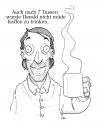 Cartoon: Harald Gusche - Kaffeetasse (small) by Bülow tagged kaffee coffee tasse cup