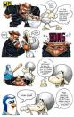 Cartoon: Schafro auf Reisen - S. 3 von 4 (small) by Bülow tagged schaf,sheep,fight