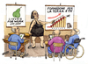 Cartoon: Formazione per la terza eta (small) by Niessen tagged rente pensione pension alter schulung bildung