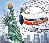 Cartoon: Crisis (small) by Carayboo tagged crisis ny plane liberty money cash dollar terrorist policy finance lengele