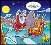 Cartoon: Merry Christmas (small) by Carayboo tagged santa christmas holidays new year snow reindeer nicht party winter december mountain trees