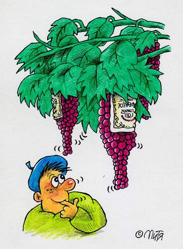 Cartoon: vino (medium) by mitya_kononov tagged humour