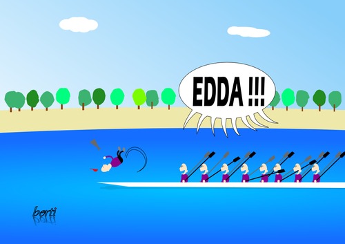 Cartoon: Achter ohne Steuermann (medium) by berti tagged inkscape,sinnen,von,edda