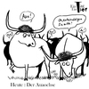 Cartoon: Der Auaochse (small) by Mistviech tagged tiere,natur,auerochse,ochse,hörner,aua,ausgestorben,urochse