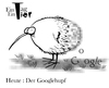 Cartoon: Der Googlehupf (small) by Mistviech tagged tiere natur google suchmaschinen vogel laufvogel