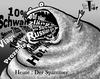 Cartoon: Der Spammer (small) by Mistviech tagged tiere natur spam spammer kotzen müll