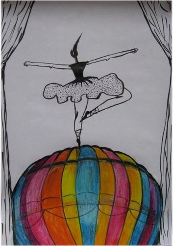 Cartoon: Ballet (medium) by galina_pavlova tagged ballet