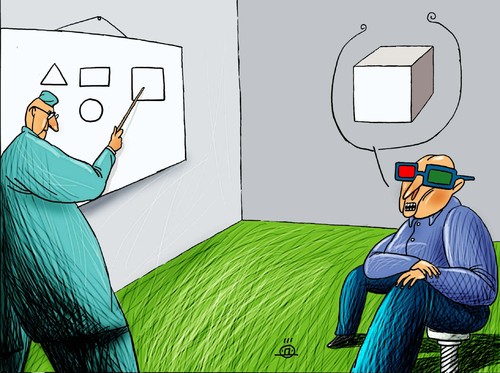Cartoon: 3d (medium) by drljevicdarko tagged 3d