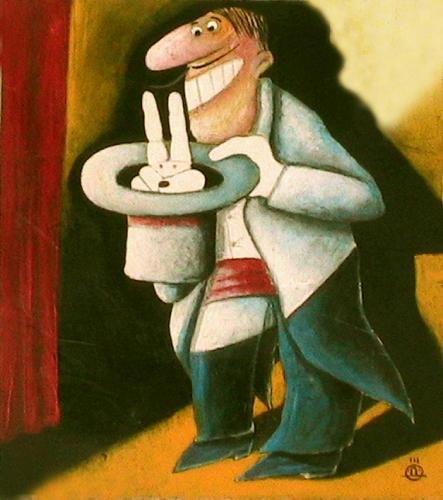 Cartoon: magician (medium) by drljevicdarko tagged magician