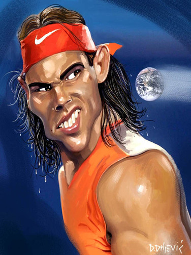 Cartoon: Nadal (medium) by drljevicdarko tagged nadal