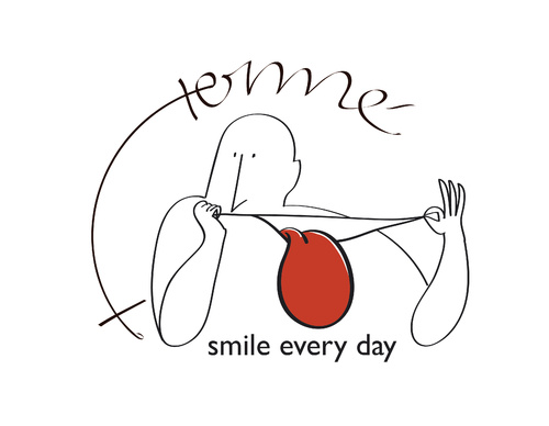 Cartoon: smile every day (medium) by Herme tagged cartoon,smile