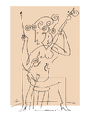 Cartoon: Celline (small) by Herme tagged musician cello