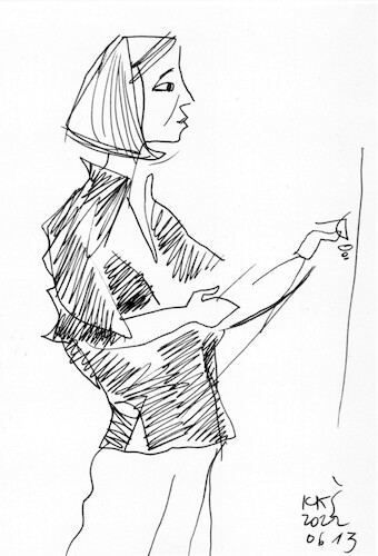 Cartoon: Artists and models. Sketches 9 (medium) by Kestutis tagged sketch,art,kunst,kestutis,lithuania,model