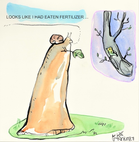 Cartoon: Black humor (medium) by Kestutis tagged black,humor,snail,ecology,nature,kestutis,lithuania