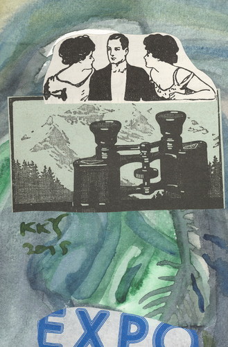 Cartoon: EXPO (medium) by Kestutis tagged expo,dada,postcard,nature,man,woman,kestutis,lithuania