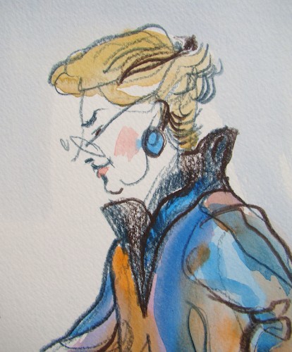 Cartoon: Filomena (medium) by Kestutis tagged sketch,watercolor,kestutis,lithuania,kunst,art