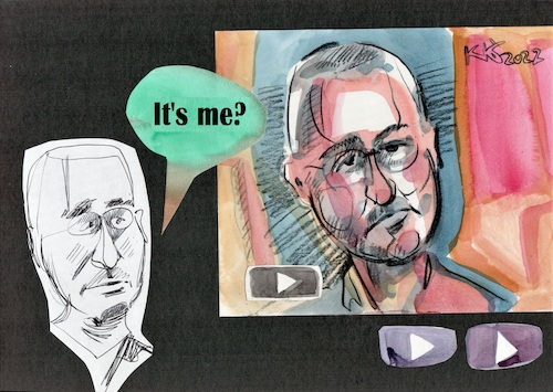 Cartoon: Mark Feygin (medium) by Kestutis tagged youtube,kestutis,lithuania