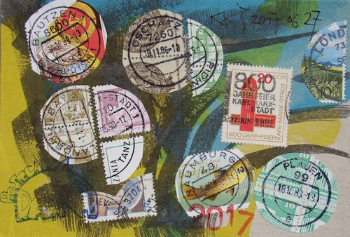 Cartoon: My DADA collection (medium) by Kestutis tagged dada,collection,postage,stamp,mail,art,kunst,postcard,kestutis,lithuania