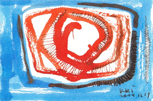 Cartoon: Postcard. Impulse I II (medium) by Kestutis tagged lithuania,kestutis,kunst,art,communication,impulse,postcard