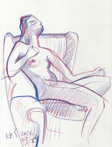 Cartoon: Quick drawings 17 (medium) by Kestutis tagged quick,drawing,nude,art,kunst,sketch,kestutis,lithuania