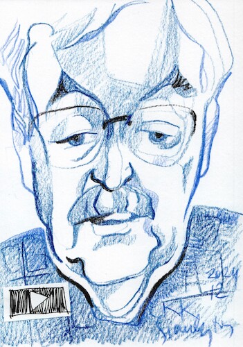 Cartoon: Yuri Pivovarov (medium) by Kestutis tagged sketch,ukraine,russia,youtube,art,kunst,kestutis,lithuania