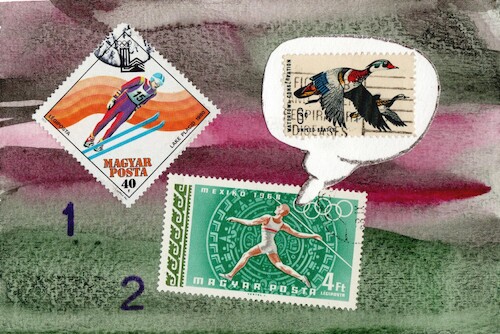 Cartoon: Black humor. Hunting (medium) by Kestutis tagged black,humor,hunting,comics,postage,stamp,kestutis,lithuania,briefmarke