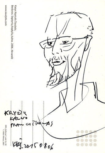 Cartoon: Franciscan. Sketch (medium) by Kestutis tagged franciscan,sketch,kestutis,lithuania