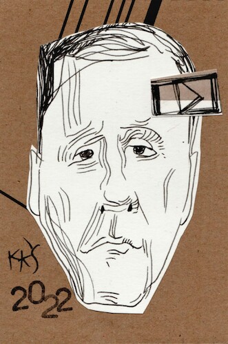 Cartoon: Konstantin Eggert (medium) by Kestutis tagged postcard,youtube,kestutis,lithuania,sketch